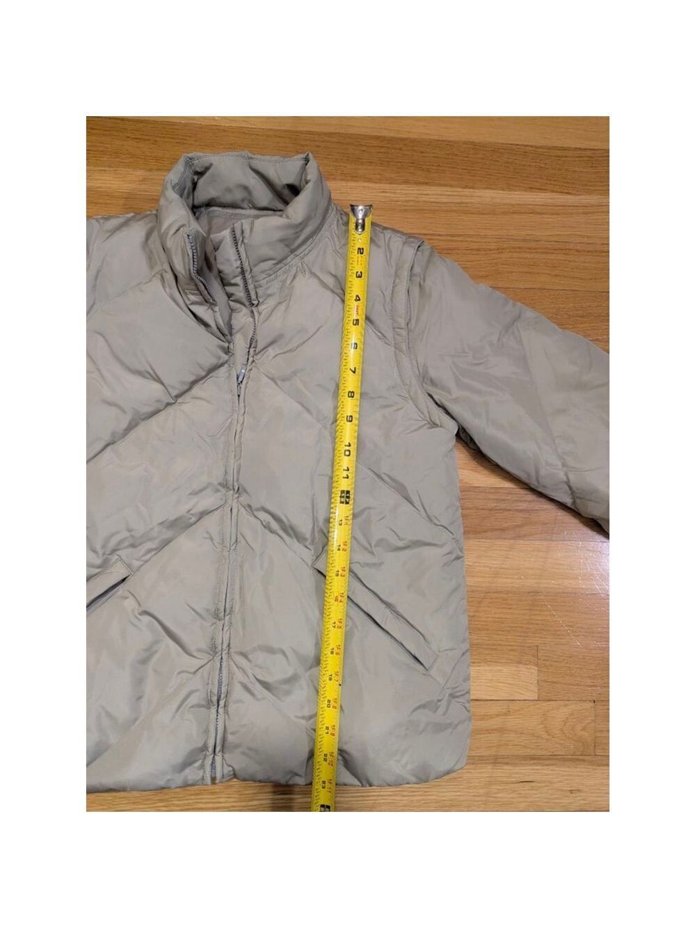 J Crew Down Convertible Puffer Jacket Vest Extra Small - Picture 8 of 12